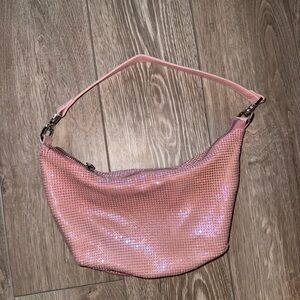 Urban Outfitters Pink Chainmail Shoulder Bag